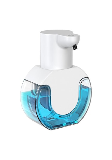 Foam-400ml Fotoselli Sabun Pompası Kızılötesi Sensör 500 Mah Ev Banyo Mutfak İçin Şarj Edilebilir Otomatik Algılama Sıvı Sabunluk