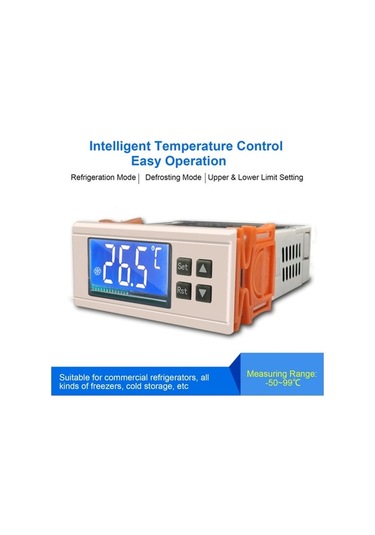 Mufunye STC-8080A+ Dijital Akıllı Soğutma Buz Çözme Sıcaklık Kontrol Termostatı A