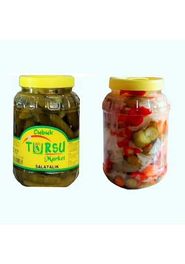 Turşu Market Salatalık Turşusu 1500 G + Karışık Turşu 1500 G