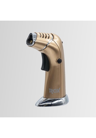 Rox Bs-830 Camping Üç Alev Çıkışlı Torch Kamp Pürmüz Başlığı Siyah