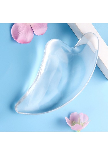 Youtek Yüz Güzellik Gua Sha Aleti: Akrilik Reçine, Transparent, Lenf Drenajı, V-yüz Şekillendirme, Masaj Ve Tıraşlama Şeffaf
