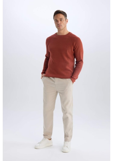 DeFacto %100 Pamuk Regular Fit Normal Kesim Yazlık Jogger Pantolon D1045AX25SPBG712