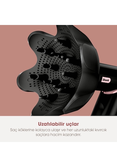 Shark FlexStyle 5-in-1 HD446EU Saç Kurutma & Şekillendirme Sistemi - Black/Rose Gold