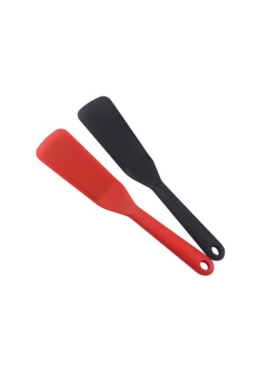 Youmex Silikon Mini Tava Paleti, 2 Adet Kırmızı+siyah , Isı Dayanıklı, Anti-yapışkan, Evcil Yemekler, Omlet, Kurabiye İçin Ergonomik Tutamaklı Kırmızı - Siyah