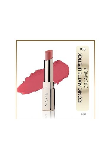 Iconic Matte Lipstick Kalıcı Mat Ruj 108 Dreamer - Pembe 108