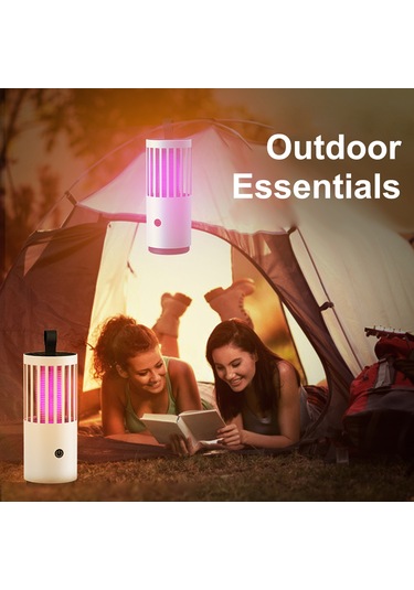 Dianziye Ev İçin Usb Elektrikli Sinek Öldürücü - 360 Işık Çekimli, Turbo Vantilatörlü Ve Yüksek Gerilimli - Mavi