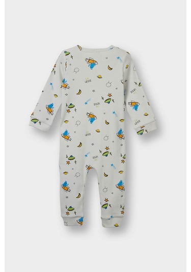 Defacto Erkek Bebek Yenidoğan Desenli Fitilli Kaşkorse Uzun Kollu Tulum F4658a525augr503 Gri Defacto Erkek Bebek Yenidoğan Desenli Fitilli Kaşkorse Uzun Kollu Tulum F4658a525augr503 Gri