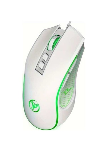 Besthome1 Hxsj Yeni Beyaz Usb Kablolu Fare Renkli Arka Işık 3600dpi 7 Dugmeli Fotoelektrik Oyun Ofis Diğer