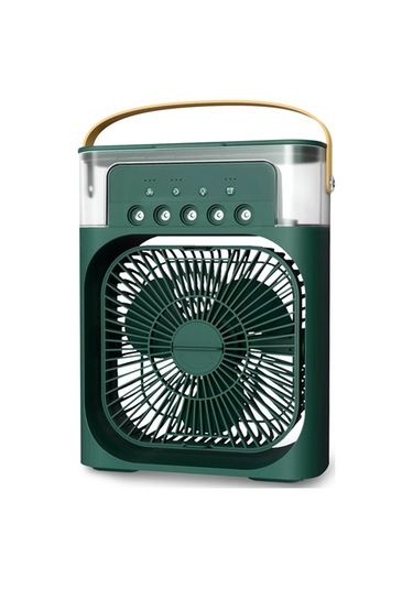 Ofis Yatak Odası-b Için Klima 5 Delikli Sprey Sessiz Masa Fanı 2087 Yeşil