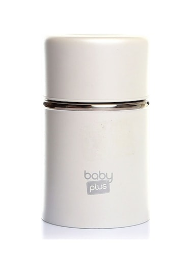Baby Plus Paslanmaz Çelik Beyaz Bebek Mama Saklama Termosu 260 Ml Byp-sh4040w BYP-SH4040W Beyaz
