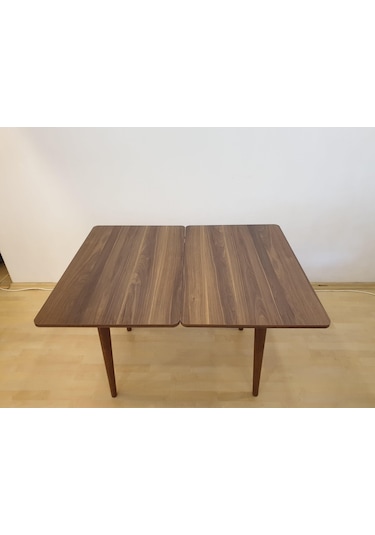 Erezogullari_Mobilya Damla Ceviz Açılır Döner Mutfak Masası 60*90