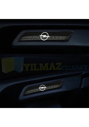 Opel Logo Arma Kapı Kolu Direksiyon Ayna Damla 3D Sticker 1 Çift
