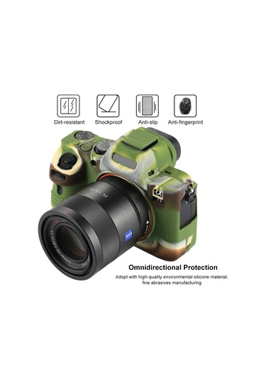 Sony Ilce-7mıı / 7smıı / 7rmıı Kamuflaj İçin Puluz Soft Silikon Koruyucu Kılıf Diğer