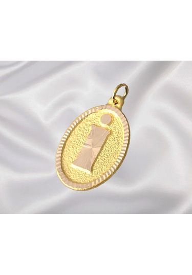 Nezihhan 14 Ayar Altın İ Harf Kolye