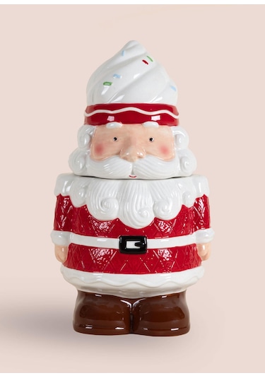 The Mia Yılbaşı Kurabiye Kavanozu 16x15x28 Cm Çok Renkli