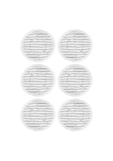 Shineyee 6 Adet Fiber Mop Padı - Buhar Temizleme Mopları İçin Gri Renkli Tüketim Ürünü