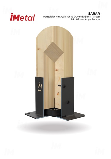 Sarar 85x85 Mm Ahşaplar İçin Ayak Bağlantısı