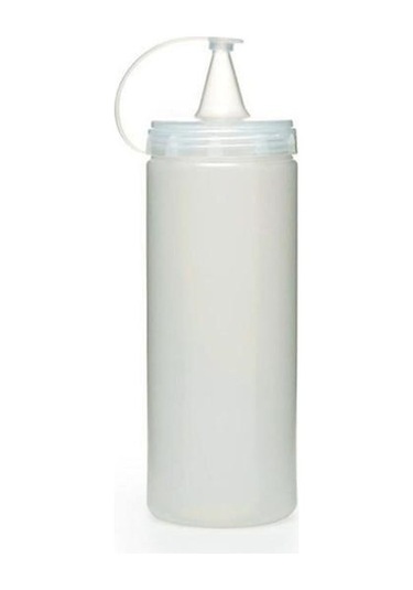 Seçkin Trend Şeffaf Kapaklı Sızdırmaz Yağlık Sosluk Şişesi Plastik Yağdanlık 400 Ml Ap-9028 Çok Renkli