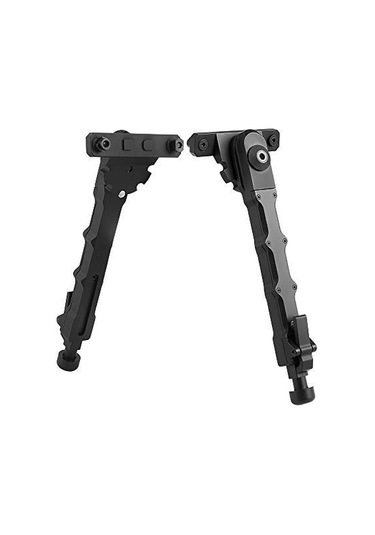 Bipod Siyah Alüminyum Alaşım Malzemesi Yüksek Kalite V9 Twopiece Bipod