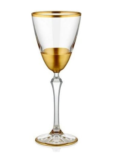 The Mia Glam Şarap Kadehi Gold 6 Parça Glm0006
