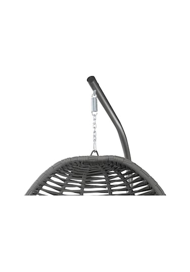 Tu Tienda Makrome Ip Örgü Tek Kişilik Salıncak,gri Ggri