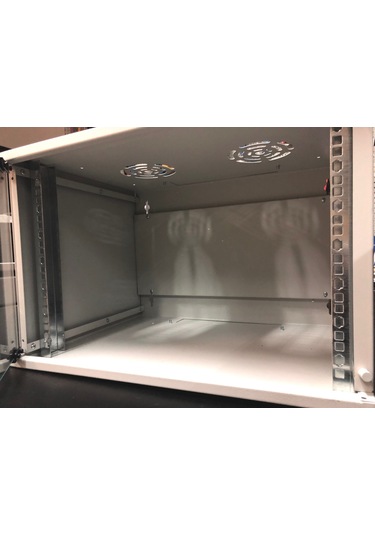 Dorax - 7U Soho Rack Kabinet - Duvar Tipi - Gri Renk - 500X400Mm