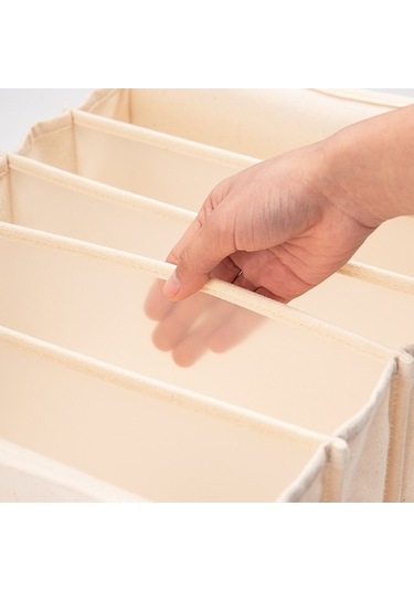 Dancemonkey Cbtx Moho&home Mdj6167 9 Izgaralı Katlanabilir Saklama Kutusu Çekmece Organizatörü Dolap Bölücü Ahşap