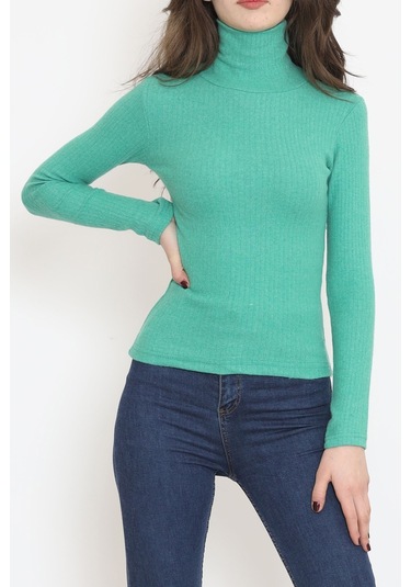 Mokashopin - Balıkçı Yaka Body Yeşil - 8338.1567. 001