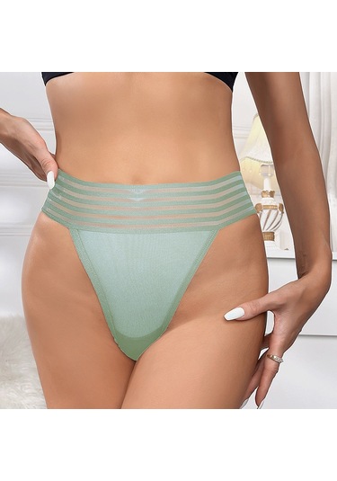 Tcherchi Kadın Yüksek Bel Dikişsiz Külot, Nefes Alabilen İç Çamaşırı Yeşil