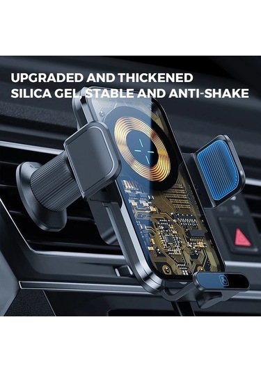 Createtech Kablosuz Araç Şarj Cihazı, Hızlı Şarj Telefon Tutucu Bothlin 3 In 1 X12s -, Pratik Çözüm -