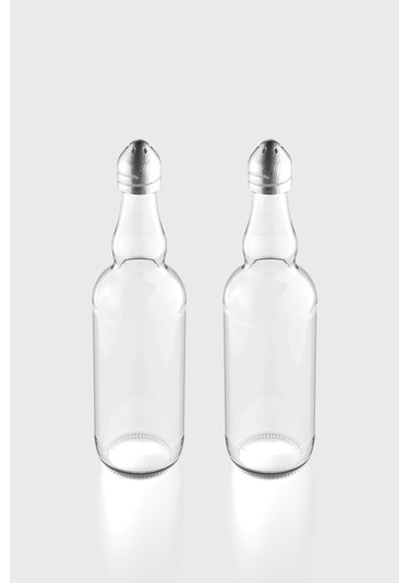 Renga Shaky 100 Ml Metal Kapaklı 2'li Cam Tuzluk Seti 121005 Gümüş