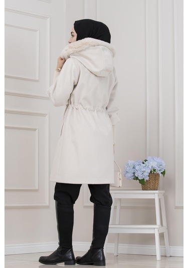 Beli İçten Tünelli Kapüşonlu Kap-taş-5560 Taş