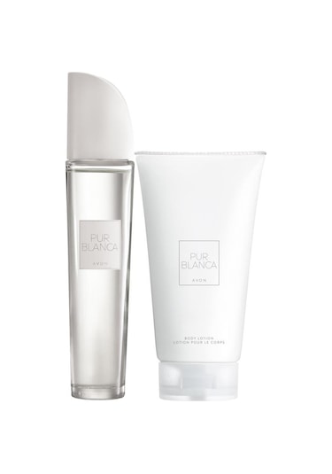 Avon Pur Blanca Kadın Parfüm EDT 50 ML + Vücut Losyonu