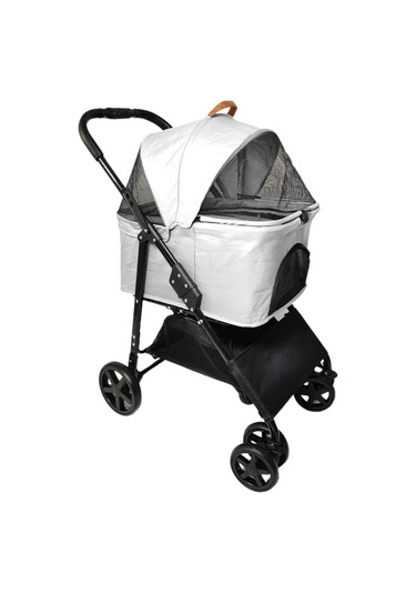 Zampa Albon Kedi & Köpek Arabası Gri 53x77x100 Cm