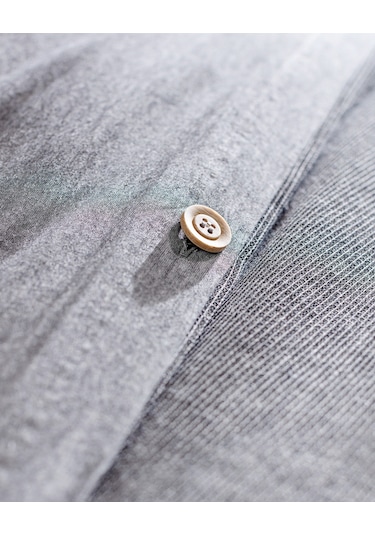 Madame Coco Nuage Tek Kişilik %100 Pamuk İpliği Boyalı Nevresim Takımı - Antrasit Gri