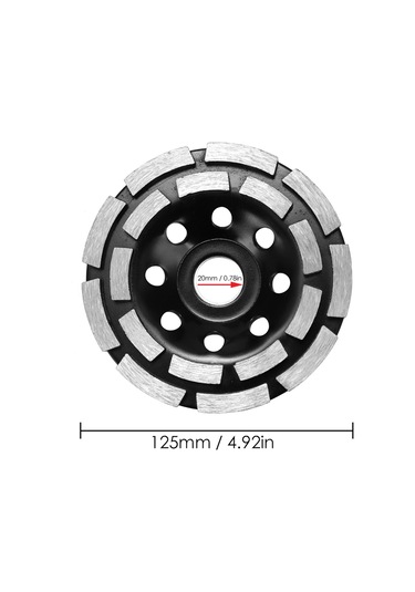 Skycity Diamantlı Taşlama Diski, Beton Taşlama Aleti, 125mm Çaplı, Dayanıklı, Kolay Kurulum