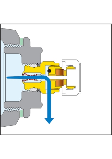 Caleffi Radyatör Hava Purjörü Otomatik 1/2" 1 Kutu 25 Adet 1/2"