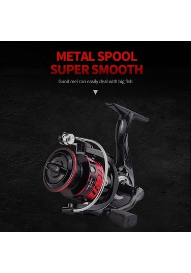 Novahub Tüm Metal Balıkçı Makarası - Profesyonel Olta Misinası Atma Çubuğu, Deniz Oltası & Yuvarlak Çapa Seti, Uzun Menzilli Tuzlu Su Balıkçılığı İçin Özel Tasarım