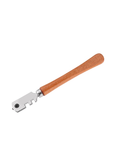 Ximistore9 Ahşap Saplı 6 Tekerlekli Cam Kesici - Karbür Tekerlekli, 4-10mm Kalınlığa Uygun, Hızlı Ve Pürüzsüz Kesim