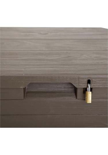 Bahçe Balkon Plastik Sandık 90 Litre Kahverengi