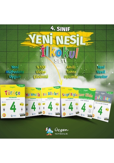 Üçgen 4.sınıf İlkokul Yolculuğu Seti