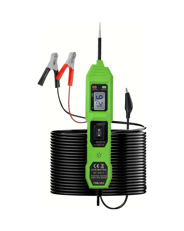 Willowhaven Yeşil Dijital Araç Test Cihazı Multimetre Prob 3.5-36v Dc Voltmetre Usb Led Ekran