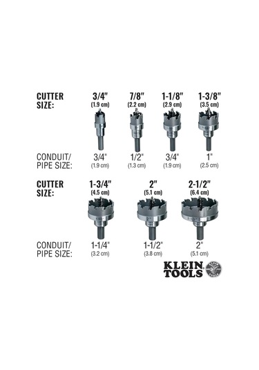 Küçük Tools 1 1/8 Inç Sert Metal-delik Açıcı, 31850