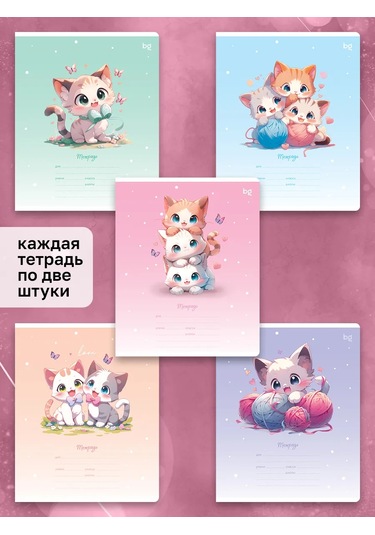 Bg 12 Yapraklı Çizgili Defter 10 Adet 307368693