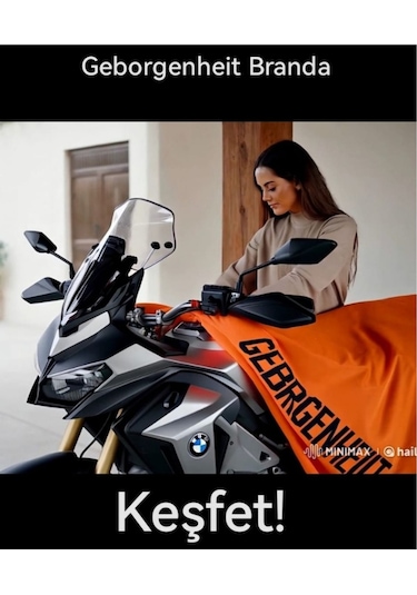 Bmw R 1250 Gs Uyumlu Xxl Büyük Boy Motosiklet Branda Premium Kalite Paraşüt Kumaş