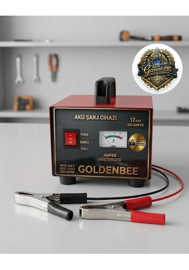 Profesyonel Akü Şarj Cihazı 12 Volt 200 Amper