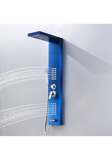Sam Banyo Niagara Duş Paneli Mavi Siyah