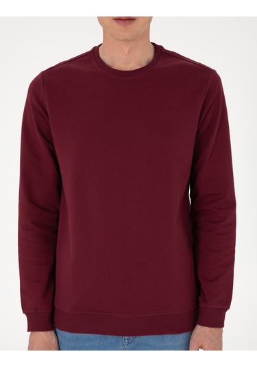 Pierre Cardin Erkek Bordo Sweatshirt 50314054-vr014 Bordo