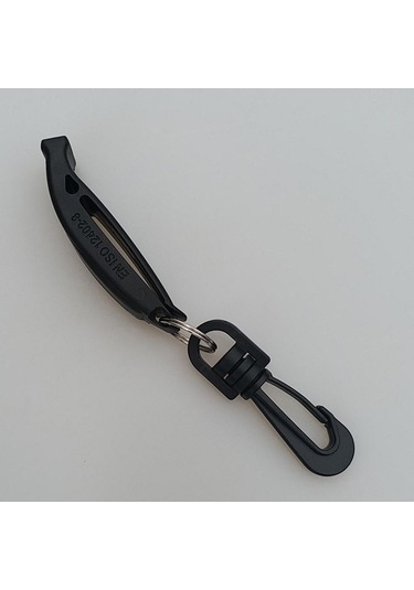 Homyl Doğa Sporları Için Klipsli Hayatta Kalma Acil Siyah Siyah