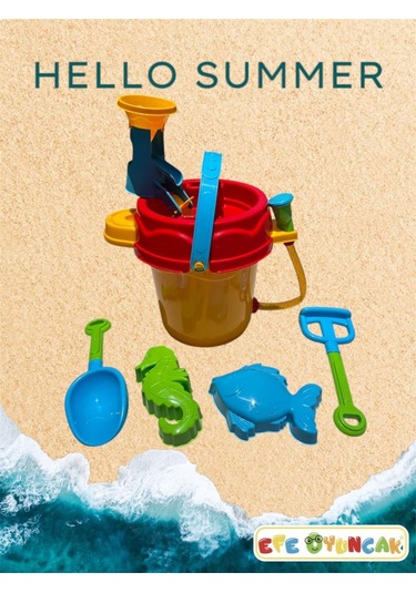 Efe Oyuncak Hortumlu Büyük Plaj Kovası 700